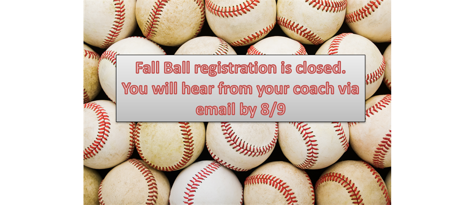 Fall Ball Update